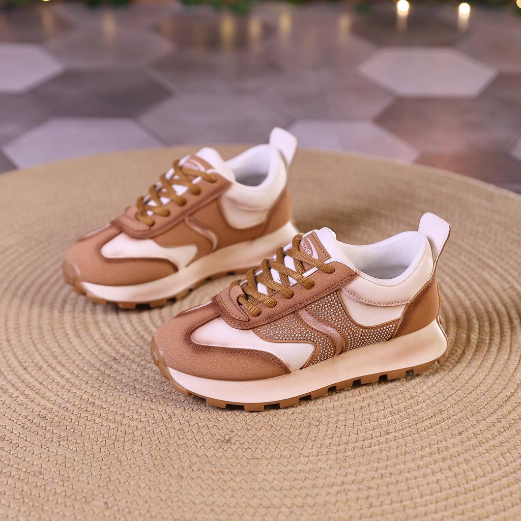 Сетчатые низкие туфли для папы женские весенние новые дышащие студенческие спортивные увеличивающие рост досуг