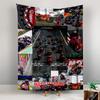 Tapestry MotoGP Racers Collage Marc Marquez Ducati Red Race Start Poster Wall Art for Fan Cave