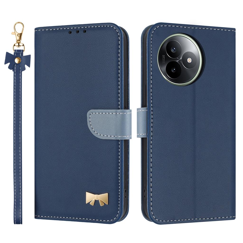 For Xiaomi Redmi K80 Ultra 5G Case Bowknot Decor Wallet Leather Phone Cover with Wrist Strap