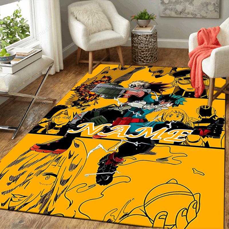 Custom 1Pc Vigorous Battle Scene Rug Office Carpet Indoor Outdoor Entrance Doormat Nonslip Soft And Comfortable Living Room D2915118