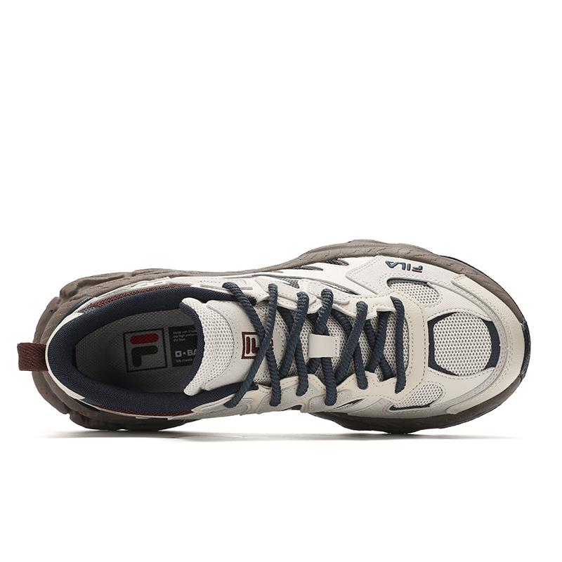 FILA Fern Cushioning, Wear Resistant Low top Casual Shoes Men's Multiple Mist Gray F12M431110FVA