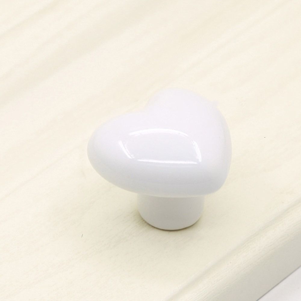 Single Hole Ceramic Cabinet Knob No- punching Drawer Knobs Cartoon Door Pull Handles Kids Using