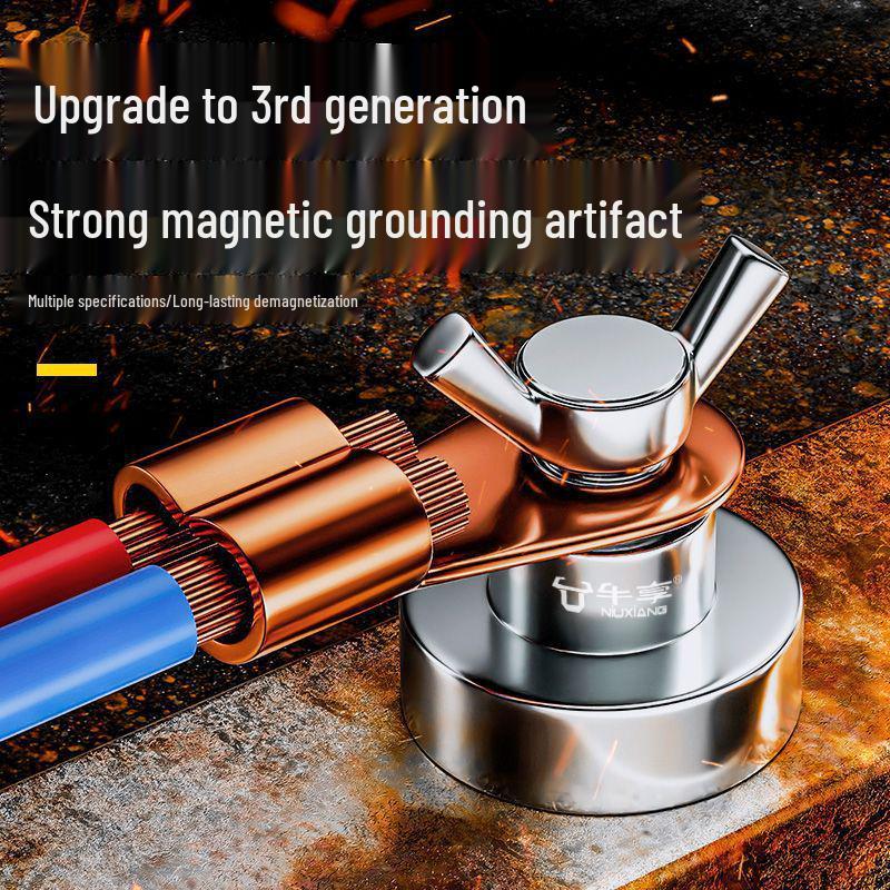 Electric Welding Magnetic Grounding Clip and Pliers Set