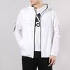 Adidas Three-Stripe Casual Sport Hooded Jacket Men Outerwear White DU1962