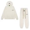 Essentials Unisex Hooded Sweatshirt Set Casual Oversized Cotton Pullover Fall