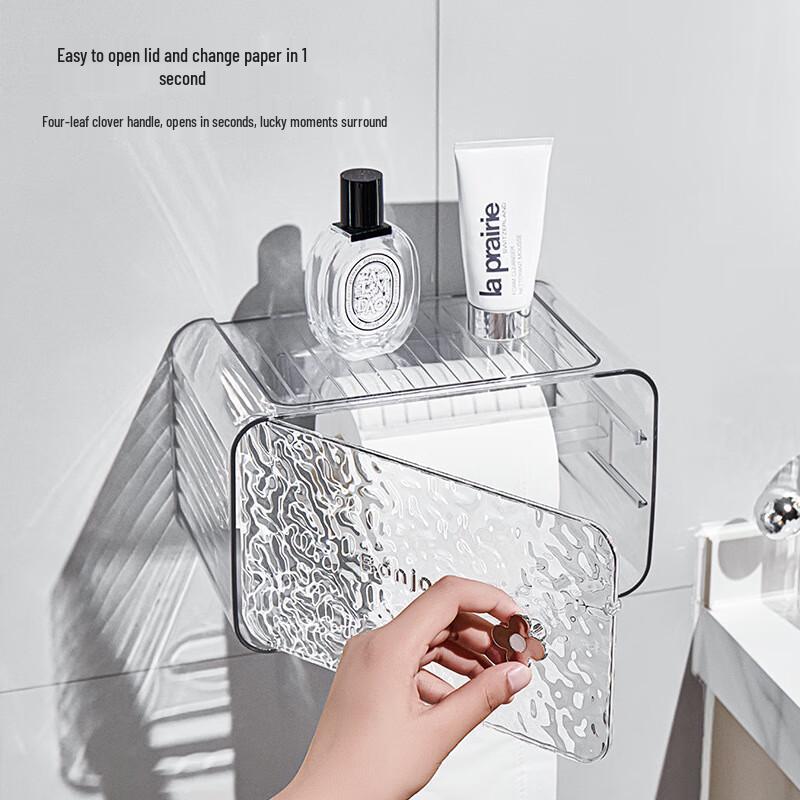 MDNG Wall-Mounted Tissue and Toilet Paper Holder