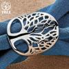 Ювелирные изделия из круглого кольца «Деревья» из стерлингового серебра 925 пробы