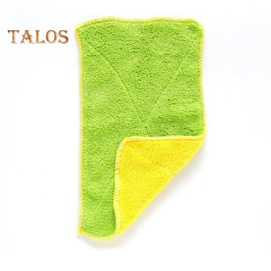 Talos 1 Pc Microfiber Thick Hand Towel Kitchen Dish Plate Washing Cleaning Cloth