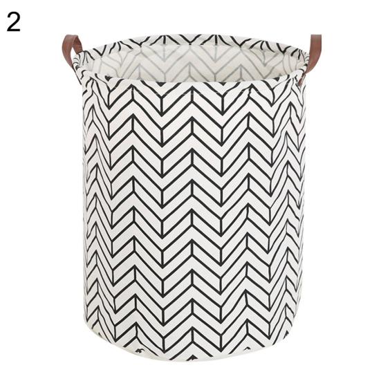 Foldable Laundry Basket Dirty Clothes Toys Storage Bag Handle Bucket Organizer