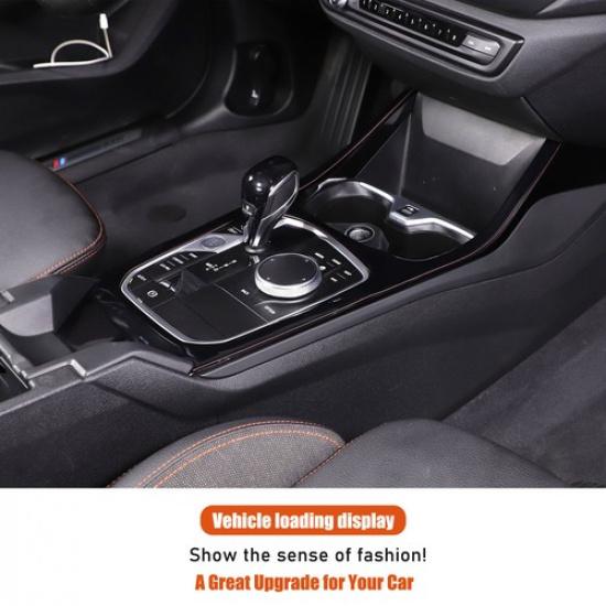 Глянцевая черная наклейка на центральную консоль для BMW 2 Series F44 Gran Coupe 20+