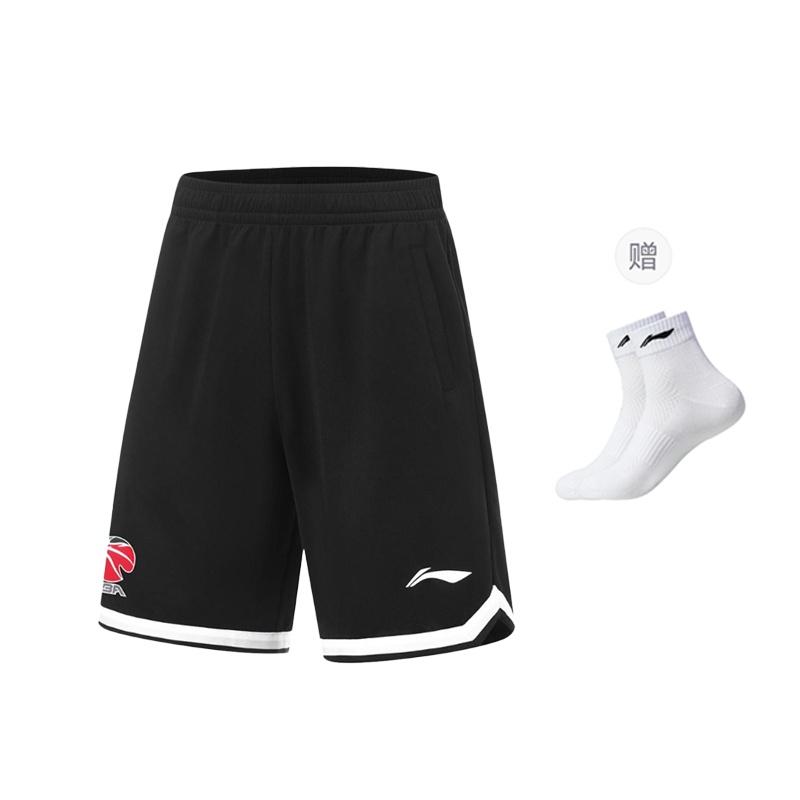Li-Ning Li Ning Jimmy Butler Casual Shorts Men's Black Standard White AAPU209-3