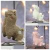 Charms Alpaca Stuffed Dolls Lovely Sheep Pendant Fashion Car Keyrings  Gifts