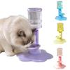 Leak-Proof Gravity Water Dispenser Adjustable Height Pet Drinking Station  Cats and Dogs