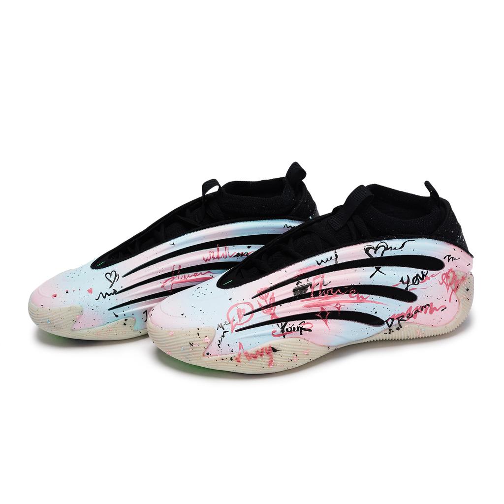 adidas Harden Vol.9 Баскетбольные кроссовки Мужские Средние Черный/Синий/Розовый JR2504(Team80-S-BOX)