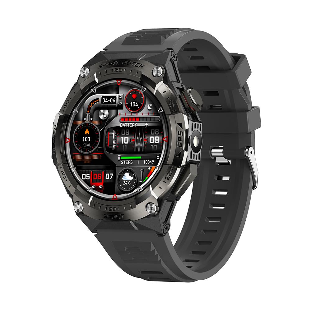Новые спортивные умные часы для мужчин с GPS-экраном, компасом, Bluetooth-звонком, уличные часы, измерение пульса, здоровья, водонепроницаемые смарт-часы