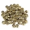 100-Pack 4x7mm Acrylic Smiley Face Beads - Drip Oil Electroplated, DIY Letter Beading Accessories