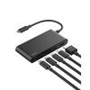 USB-C хаб Belkin Connect 5-в-1, Быстрая передача данных до 100 Вт, Выход HDMI 4K@60 Гц, Сверхбыстрая двунаправленная Power Delivery, Черный