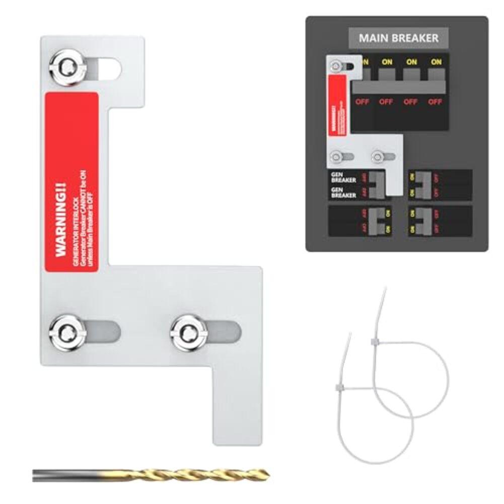 Анодированная алюминиевая конструкция Комплект блокировки генератора Прямая настройка Простая установка Комплект безопасности для генератора