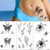 Наклейки-татуировки, Водонепроницаемые, Узоры животных, Узоры пауков и бабочек, Временные наклейки-татуировки, Татуировки, Водонепроницаемые, Наклейки-татуировки