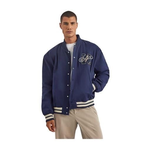 Nautica Mens Dreman Letterman Jacket