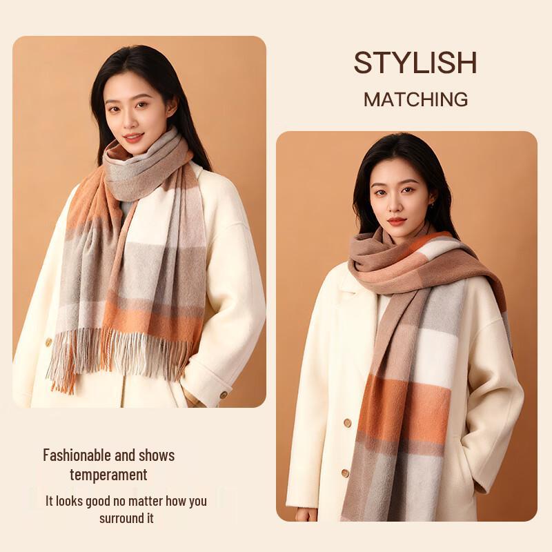 Hengyuanxiang Autumn/Winter Cashmere Scarf & Shawl