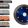 105/115/125ММ Сверхтонкий алмазный пильный диск для резки фарфоровой плитки, гранита, мрамора, керамики