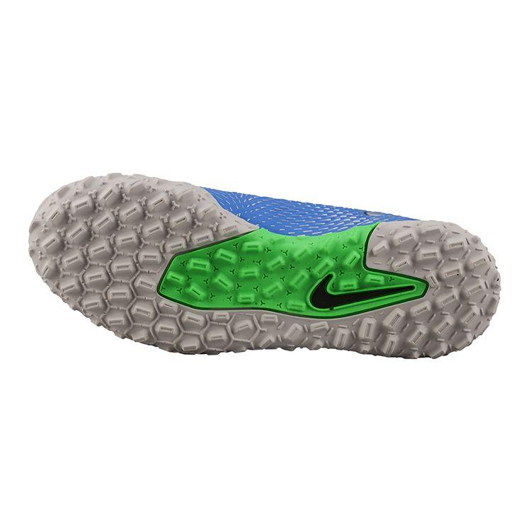 Nike Детские кроссовки Phantom GT Academy TF GS Photo Blue Metallic Silver Rage-Green CK8484-400