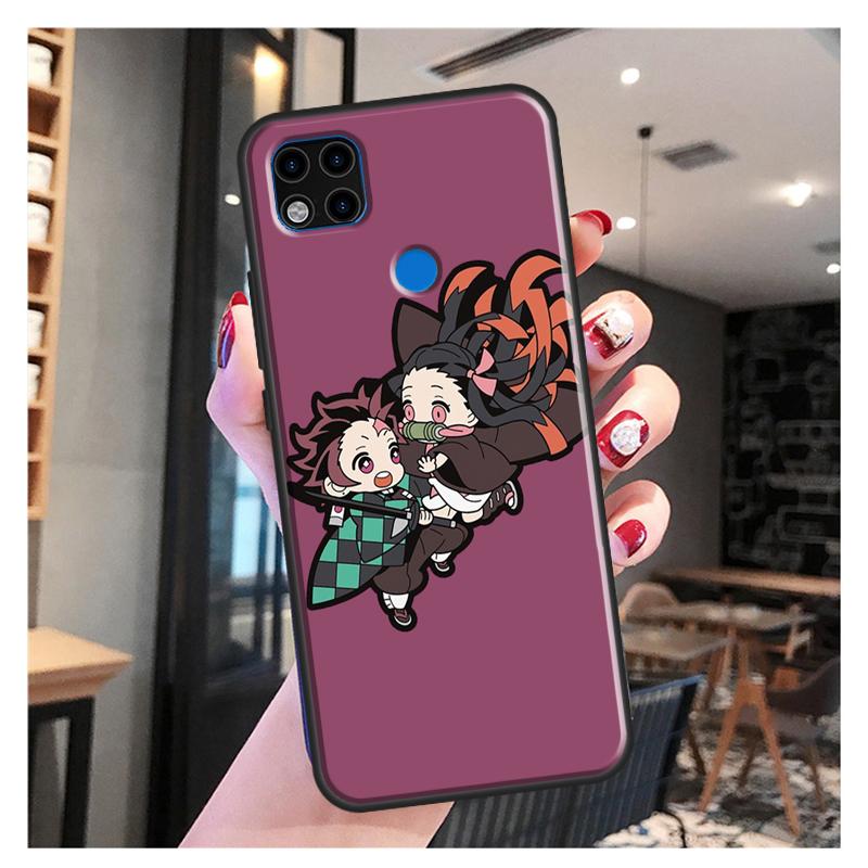 Demon Slayer Kimetsu no Yaiba Funda для Xiaomi Redmi Note 10S 9S 8T 9 Note 10 Pro Note 11 Pro Redmi 9C 9A 9T мягкий чехол