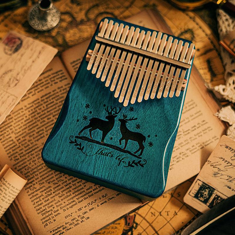 Деревянная калимба 17 клавиш музыкальная клавиатура для посвященных 21 клавиша калимба звуковая терапия портативные профессиональные инструменты пальчиковое пианино детский подарок