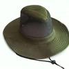 Outdoor Solid Color Fisherman Hat: Sun, Camouflage, Mountain Climbing, Western Straw, Breathable Summer Hat.