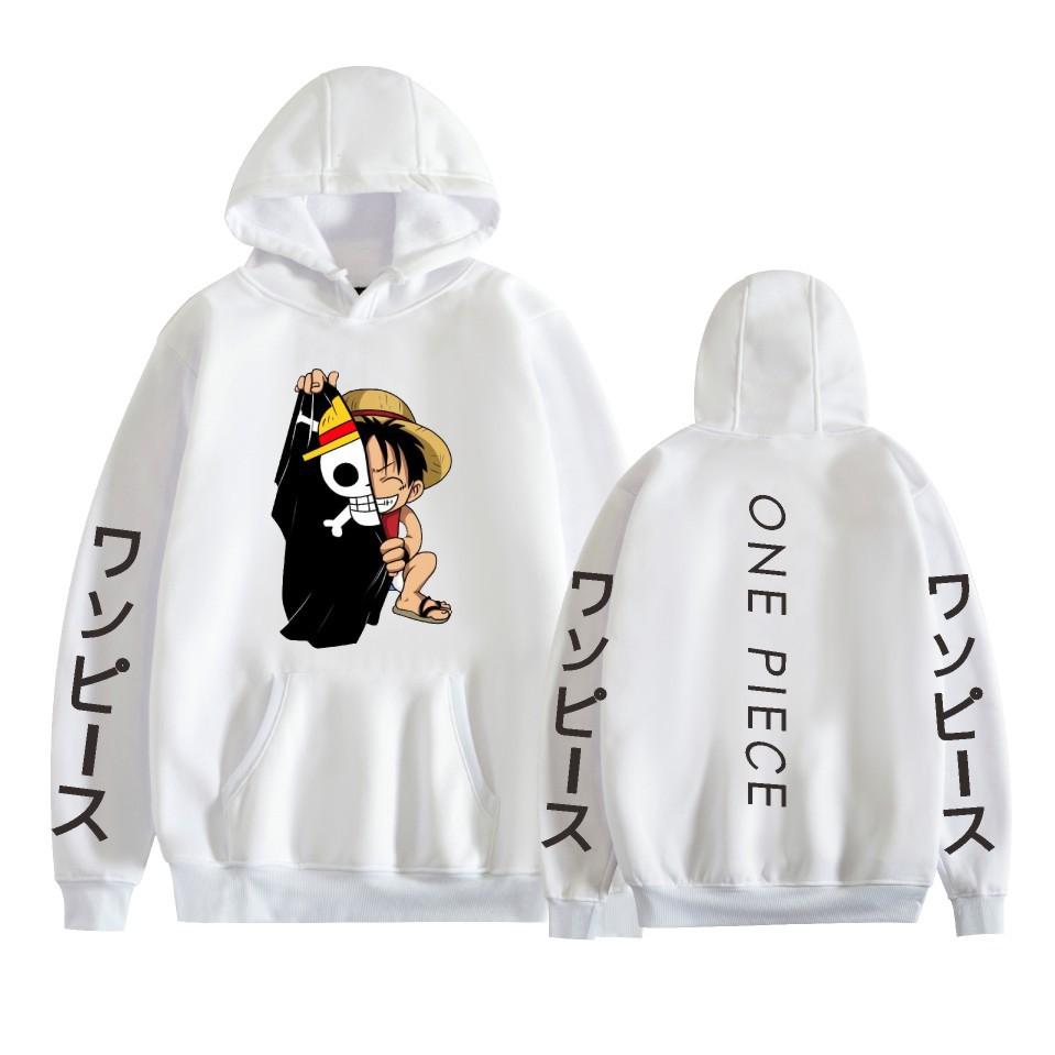 Мужская Женская Толстовка ONE PIECE Худи Уличная Одежда Харадзюку Повседневная С Мультяшным Принтом Толстовка с Капюшоном Свитшоты