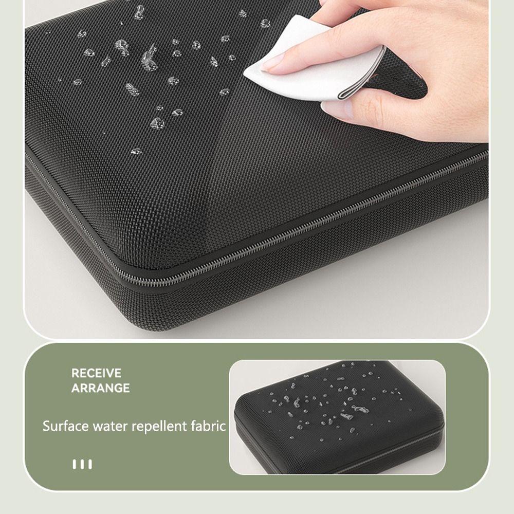 Large Capacity Car Vacuum Cleaner Storage Bag with Handle Waterproof Vacuum Cleaner Carrying Case Shockproof Zipper Closure