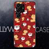 Christmas Santa Claus Snowman Phone Case For Samsung S25 Edge Ultra S23 S22 S21 S20 Ultra Plus S24 Fe A54 A53 A25 Glass Cover
