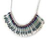 Les Trésors De Lily [N4076] - Designer Necklace 'Navajos' Turquoise Silver