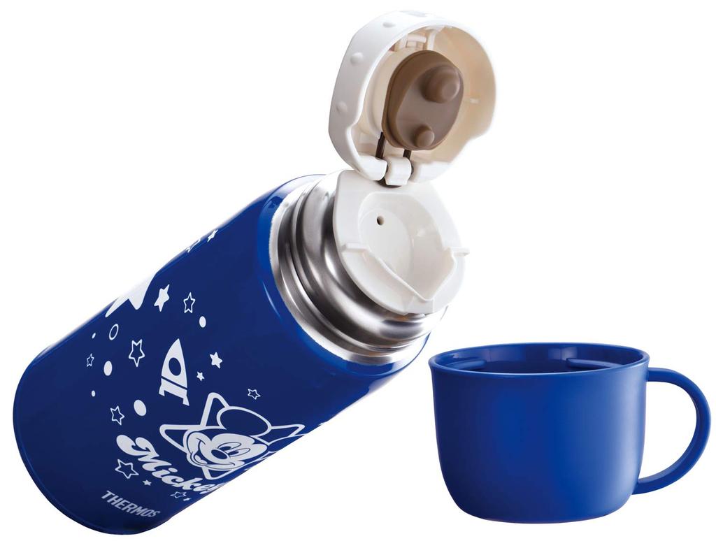 Thermos Water Bottle Vacuum Insulated Bottle Mickey Blue BL 2-Way 0.6L/0.63L FHO-601WFDS