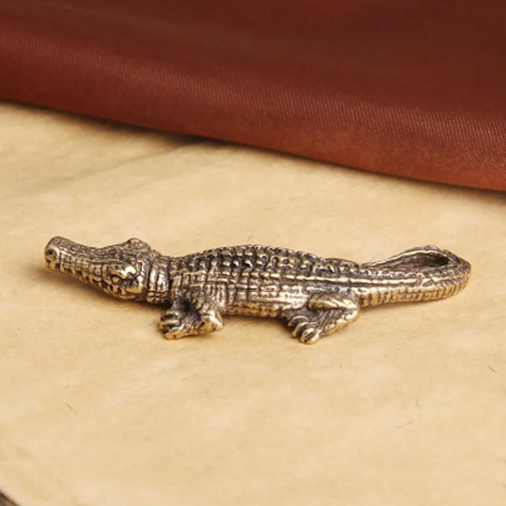 Винтажная статуэтка крокодилов Многофункциональный настольный декор фэн-шуй Подвеска крокодилы Офисный стол