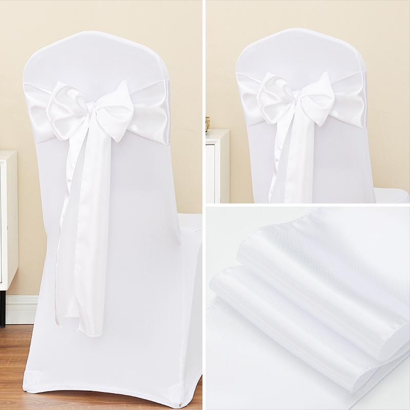 Шелковая лента, бабочка, украшения на спинку стула для мероприятий, свадеб, вечеринок, чехлы для стульев с акцентом в виде бабочки