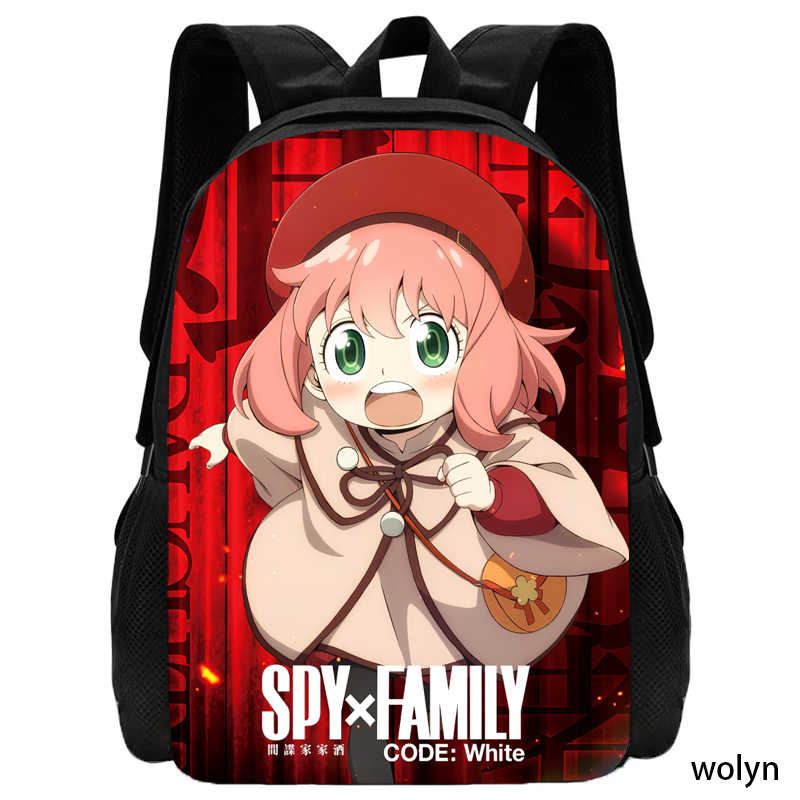 Школьный рюкзак Spy Cartoon Anime Backpack Семейный рюкзак, легкий школьный рюкзак Mochila, рюкзаки для детей, сумки для девочек