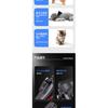 High Power Pet Hair Clipper Professional Rechargeable Shaver With Solid Steel Blade Smart Digital Display Cat Grooming Trimmer