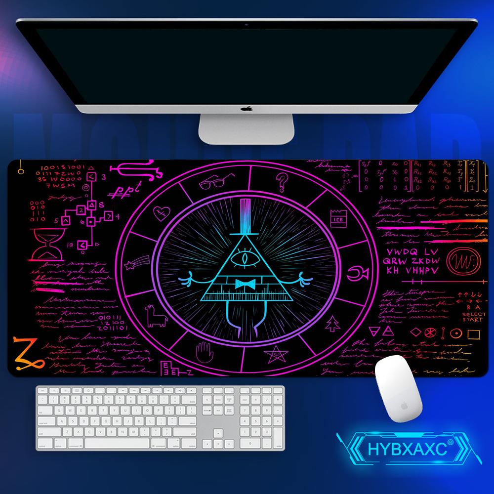 Mousepad 400x900MM Desk Protector Rubber Company Table Pads Carpet Desk Pad Bill Cipher Anime Mouse Pad Gravity Fall Mouse Pad
