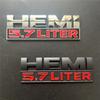 Металлические наклейки HEMI 5.7 LITER подходят для декора заднего крыла багажника автомобиля, боковой части кузова, аксессуары