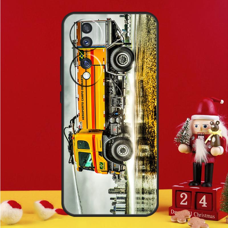 Fire Truck Case For Honor Magic 5 6 7 8 Pro Honor 200 400 50 70 90 Lite X8b X8c X9a X9b X9c Win RT Cover