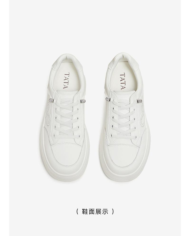 TATA/She's 2026 Spring Shopping Mall Same Fashionable Casual Thick soled Board Shoes New Style