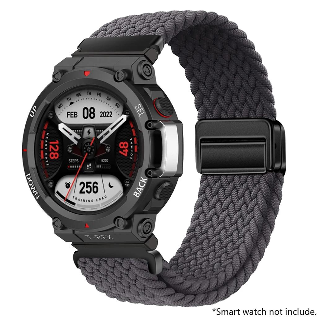 Плетеный ремешок Solo Loop для смарт-часов Huami Amazfit T-Rex 3, нейлоновые эластичные ремешки для Huami Amazfit T-Rex 3 Correa