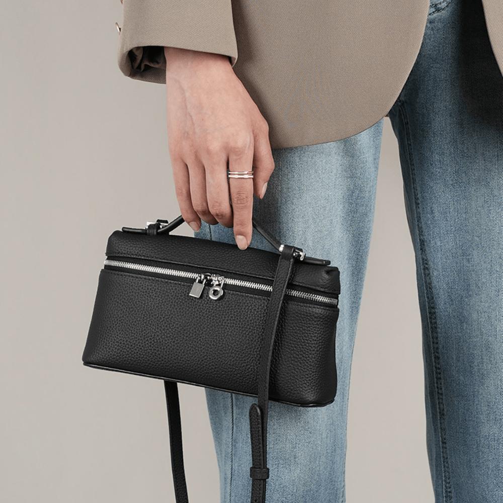 Small Square Women's Bag, Simple Single Shoulder Oblique Span Box Bag, Niche Temperament Women's Bag