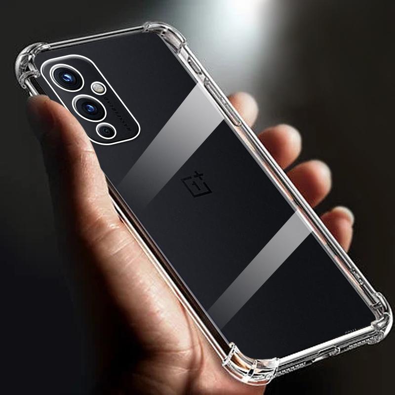 Подходит для Oneplus 9 чехол 5G 6.55" утолщенный подушка безопасности ударопрочный прозрачный мягкий 1+9 чехол для телефона прозрачная задняя крышка LE2111 LE2110