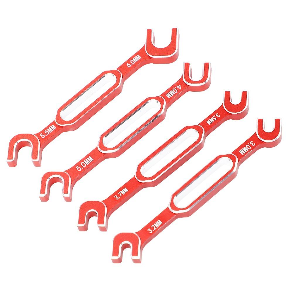 4Pcs/Set Multifunction RC Car Wrenches 3.0-6.0mm RC Maintenance Spanner For RC Crawler
