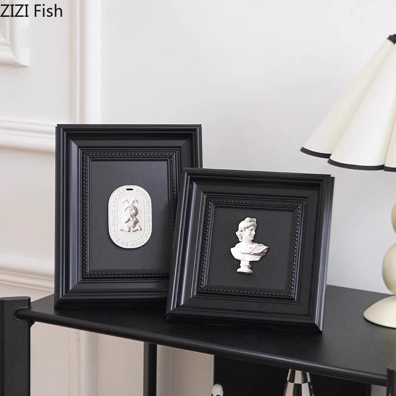 Гипсовая статуэтка Венеры Подвесные картины Настенные украшения Декор гостиной Фоновый дисплей Настенная картина с изображением персонажа