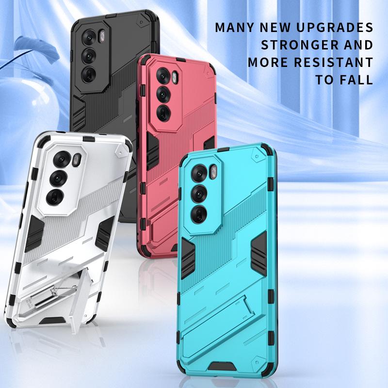 Для OPPO Reno 12 5G CPH2625 чехол Armor противоударные чехлы для телефонов для Oppo Reno12 Pro Global CPH2629 магнитный держатель подставка задняя крышка