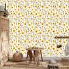 Dandelion Wallpaper Cream and Light Gray 50x1000